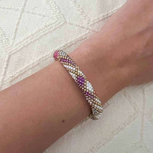 Woven Bracelet Lavender Mini
