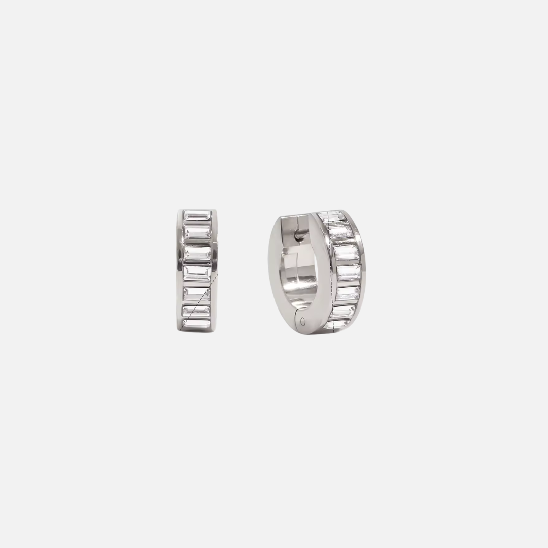 Sol Mini Silver Earrings