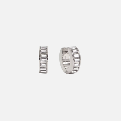 Sol Mini Silver Earrings