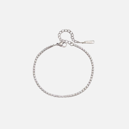 Tennis Bracelet (Dainty Silver)