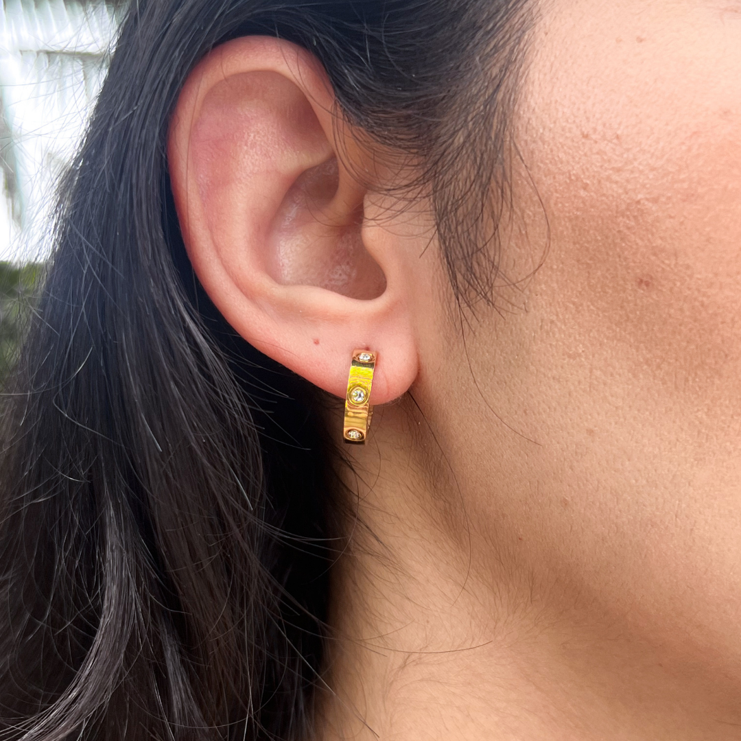 Gold Mini Hoop Earrings