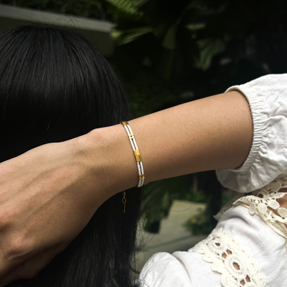 Beaded Bracelet Pembe