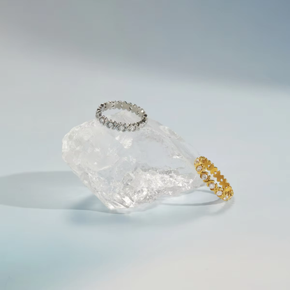 Cross Band Ring (Silver)