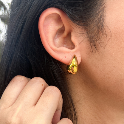 Gold Mini Drop Earrings