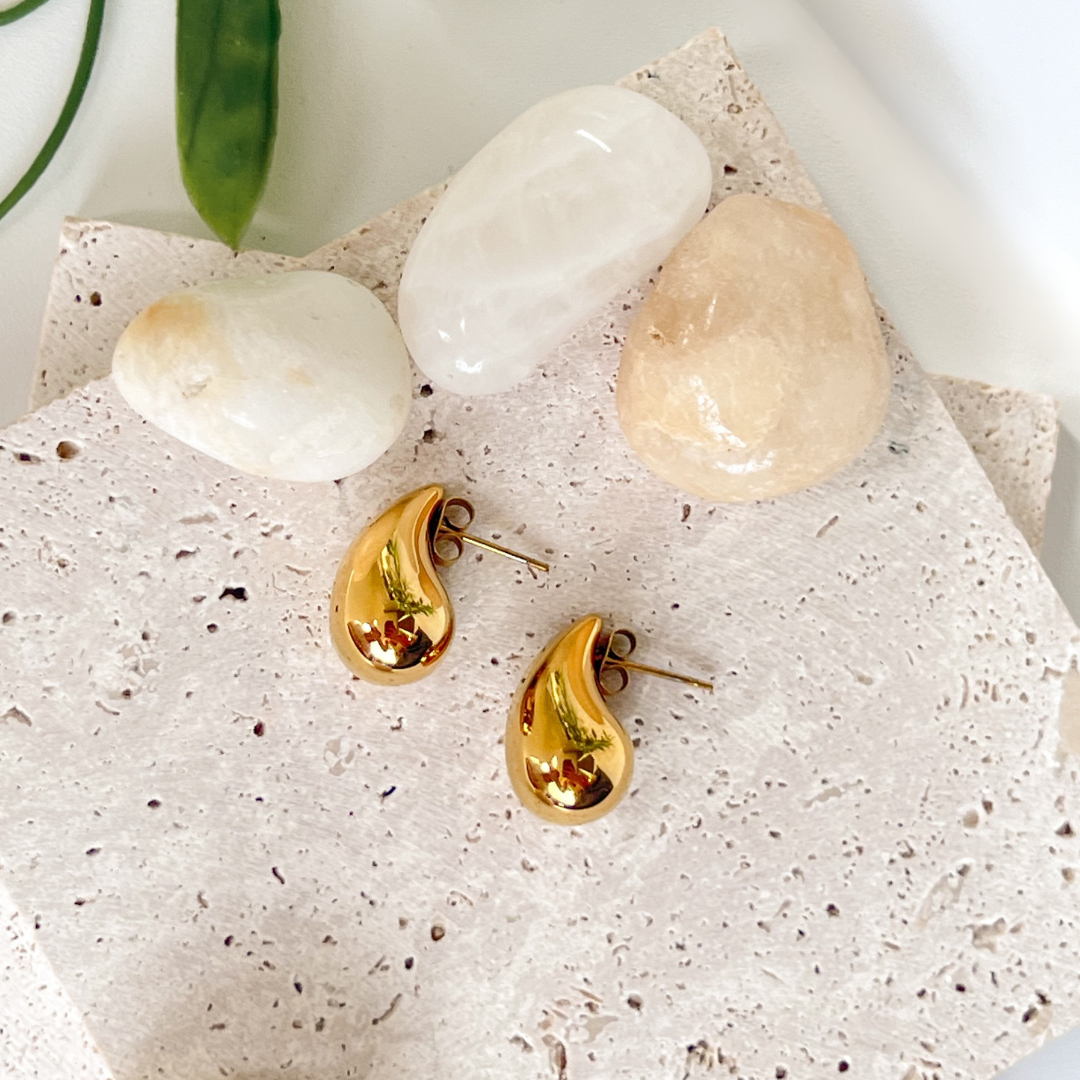 Gold Mini Drop Earrings