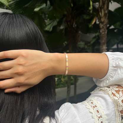 Beaded Bracelet Safari Bloom