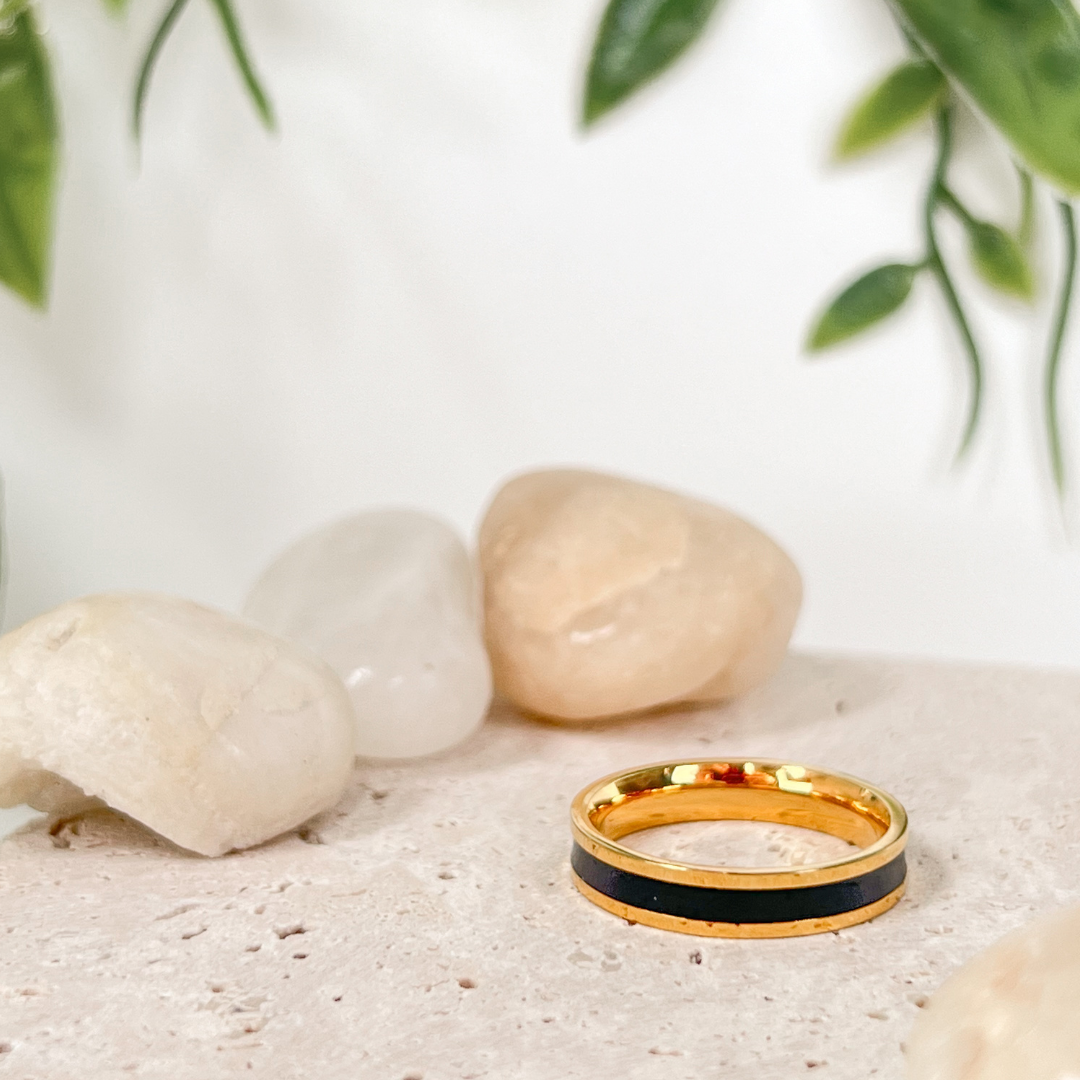 Black Band Ring