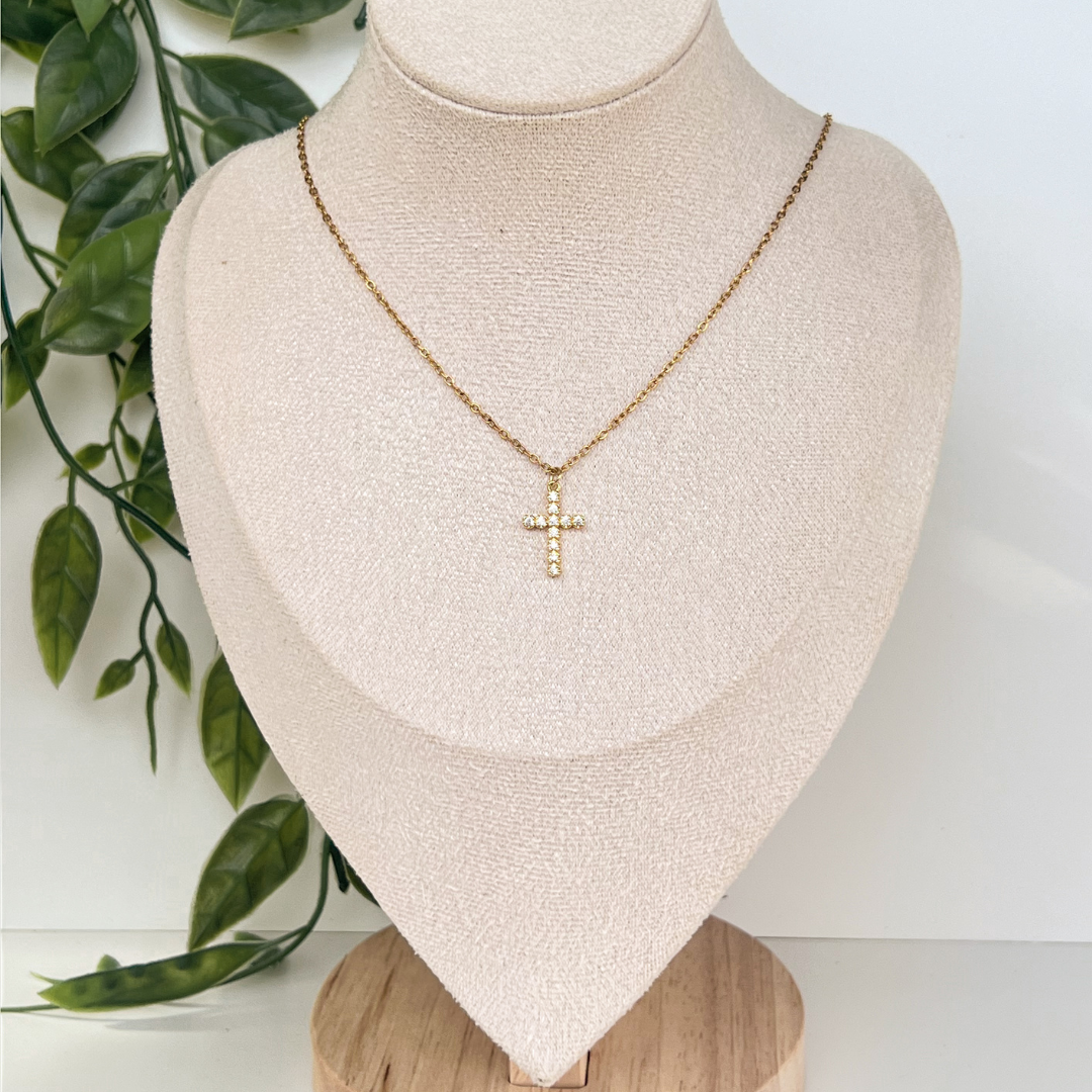 Gold Cross Necklace