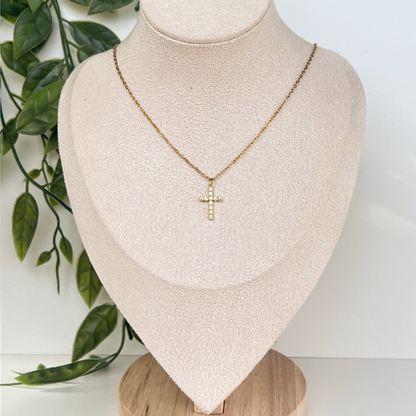Gold Cross Necklace