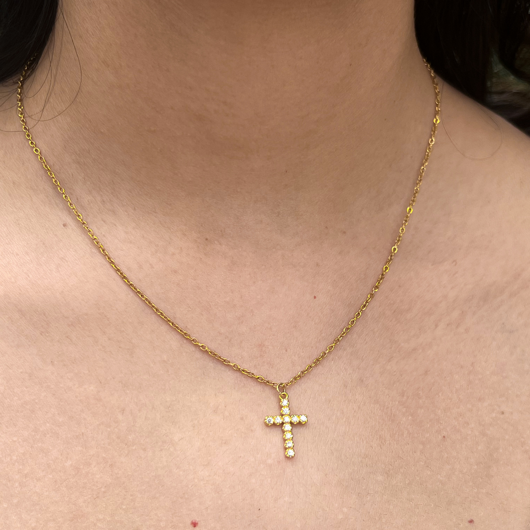 Gold Cross Necklace