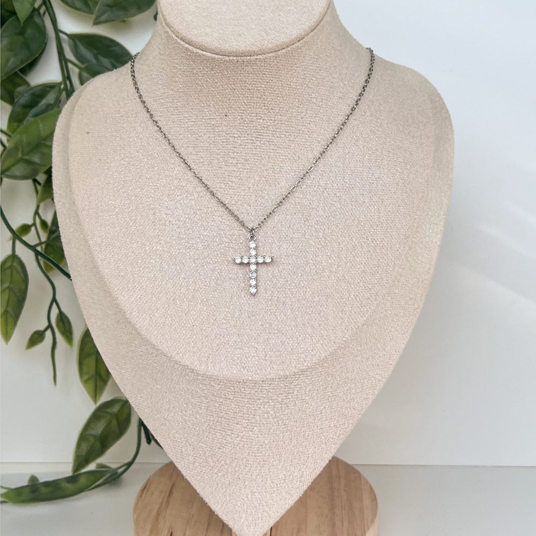 Silver Cross Necklace