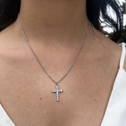 Silver Cross Necklace