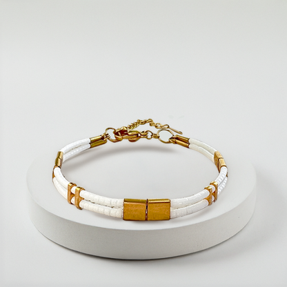 Beaded Bracelet Pembe