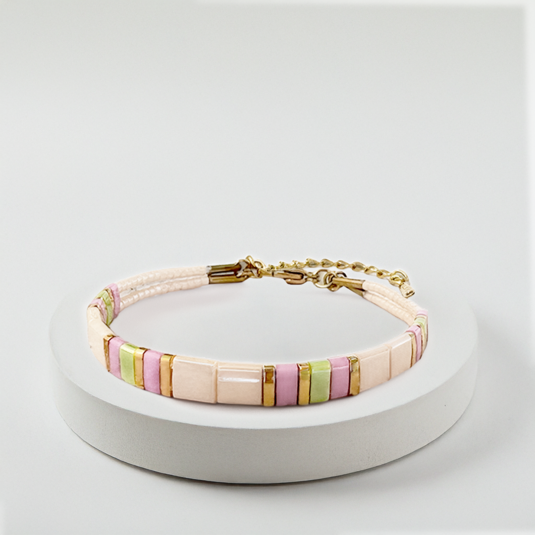 Beaded Bracelet Safari Bloom