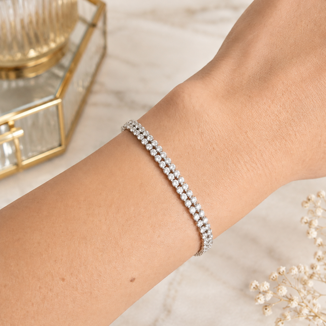 Twin Tennis Bracelet
