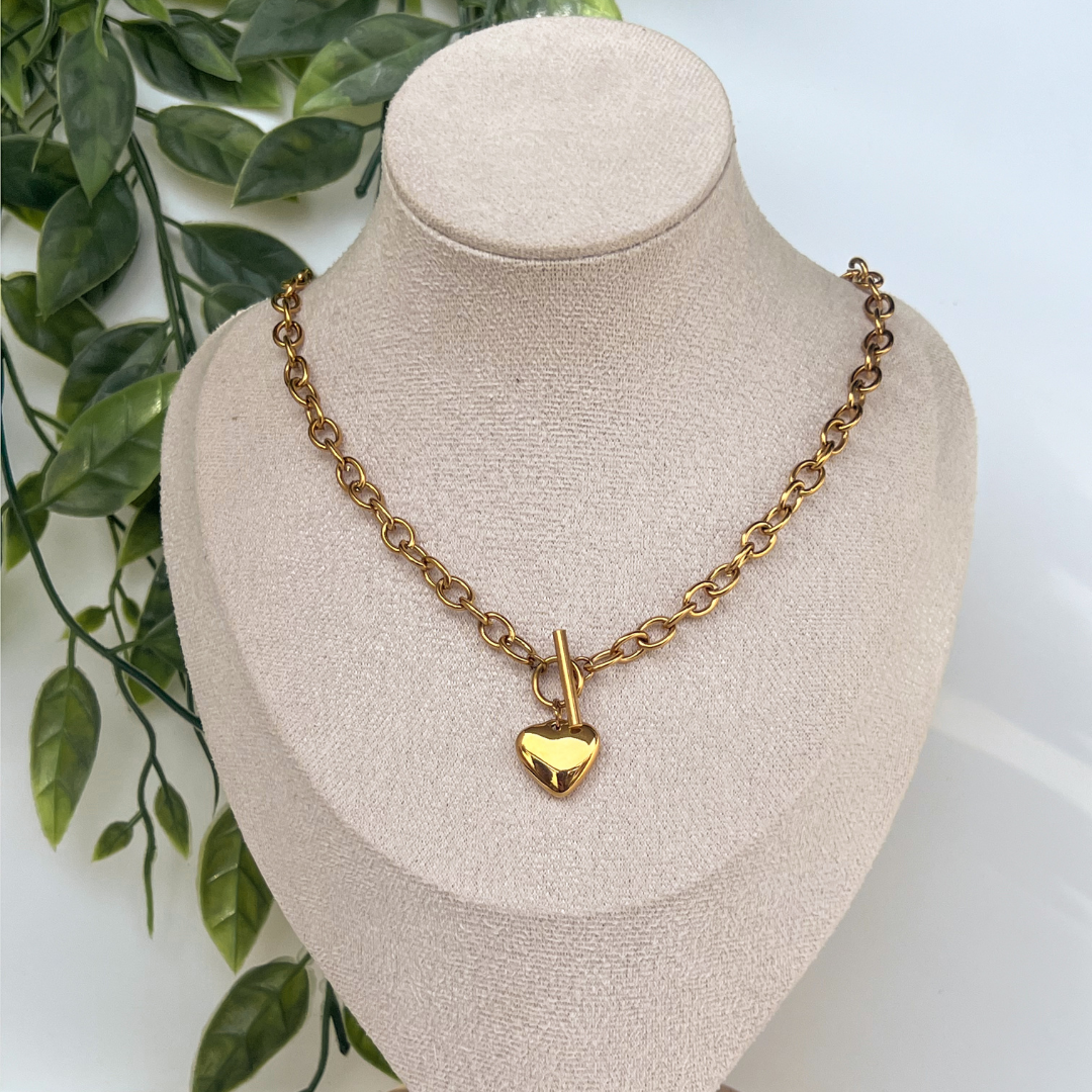 Gold Heart Necklace