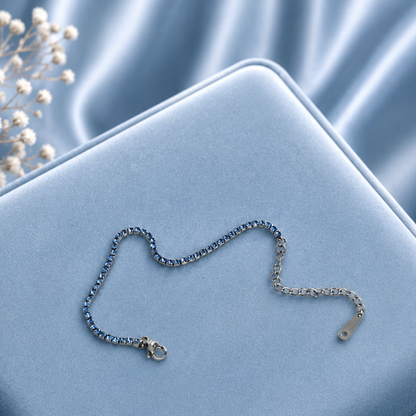Azure Tennis Bracelet