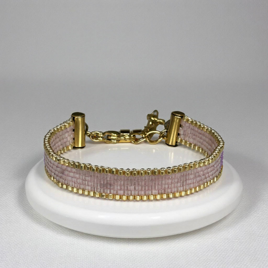 Beaded Bracelet Lilac Serengeti