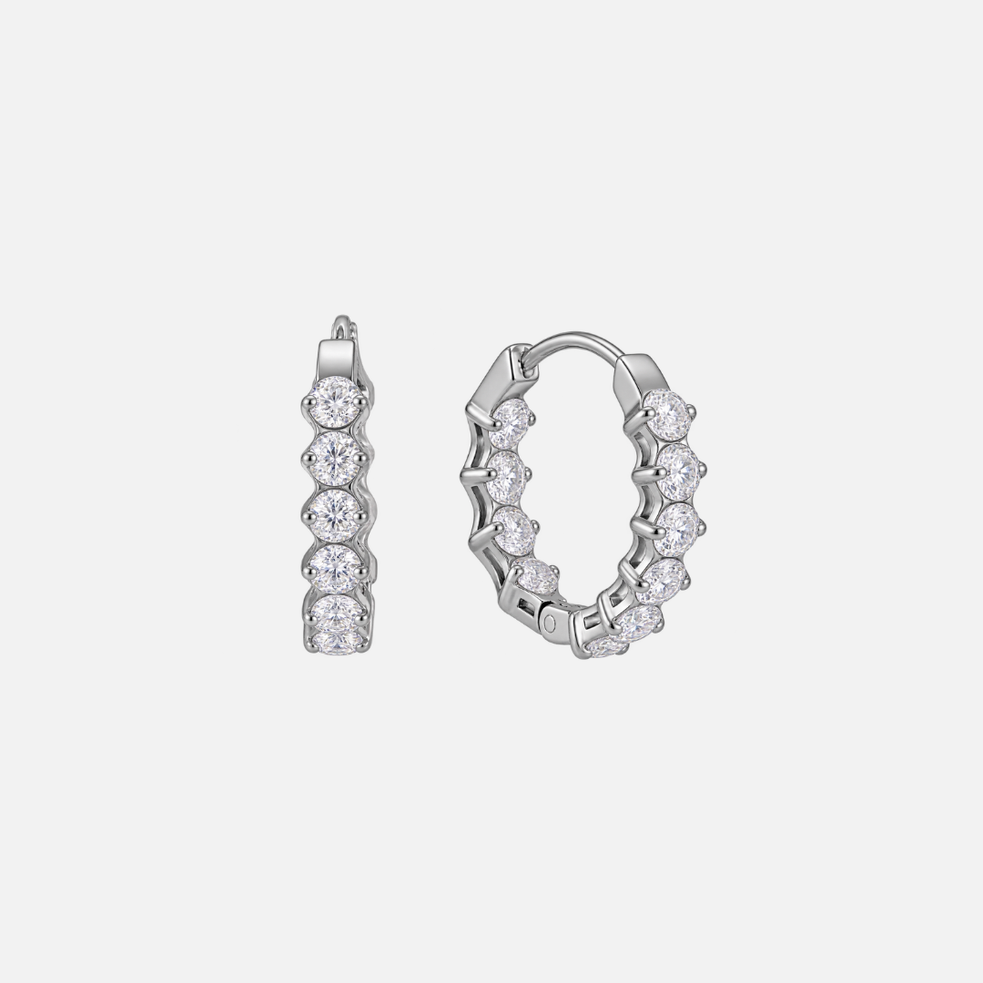 Halo Huggie Earrings