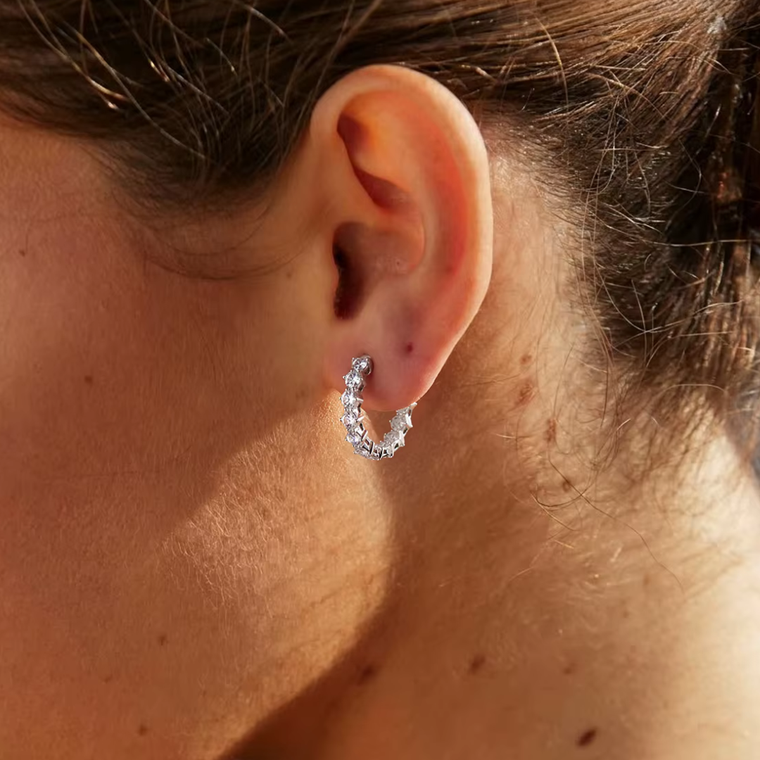 Halo Huggie Earrings