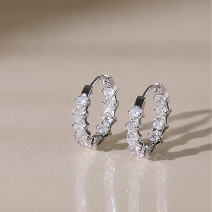 Halo Huggie Earrings