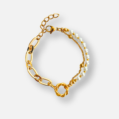 Pearl Chain Fusion Bracelet