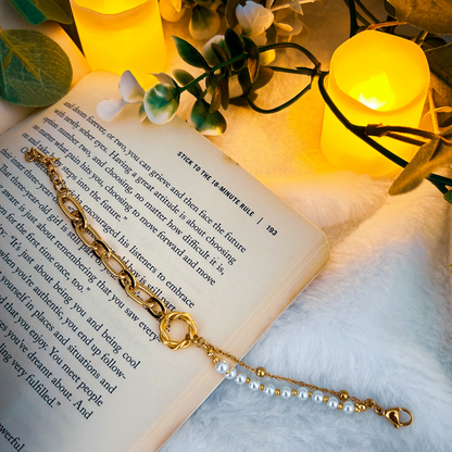 Pearl Chain Fusion Bracelet