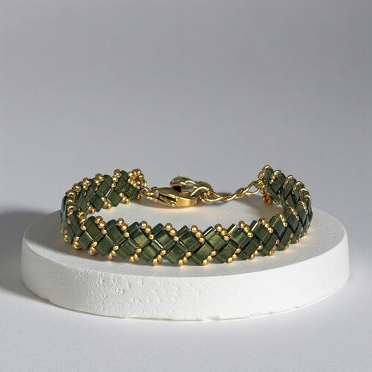 Beaded Bracelet Emerald Mara