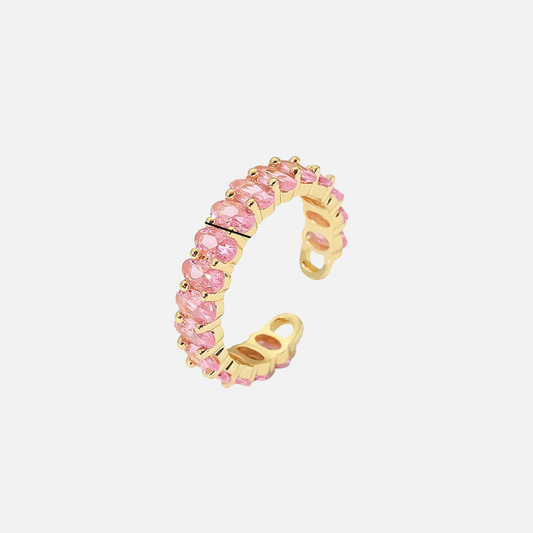 Pink Crystal Ring