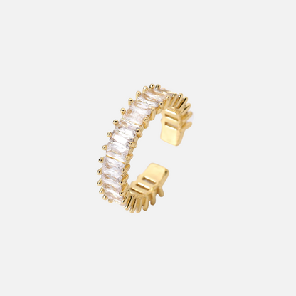 White Crystal Ring