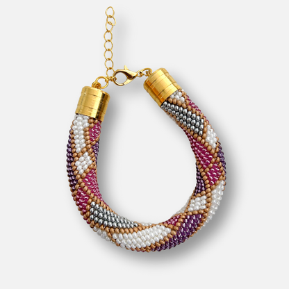 Lavender Woven Bracelet