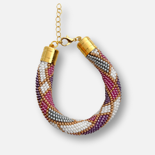Lavender Woven Bracelet