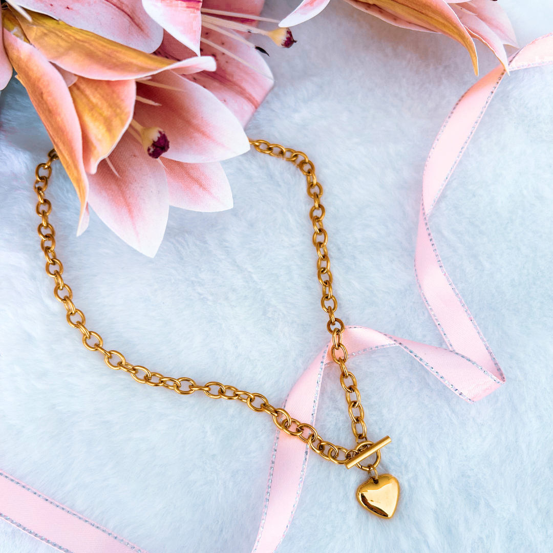 Gold Heart Necklace