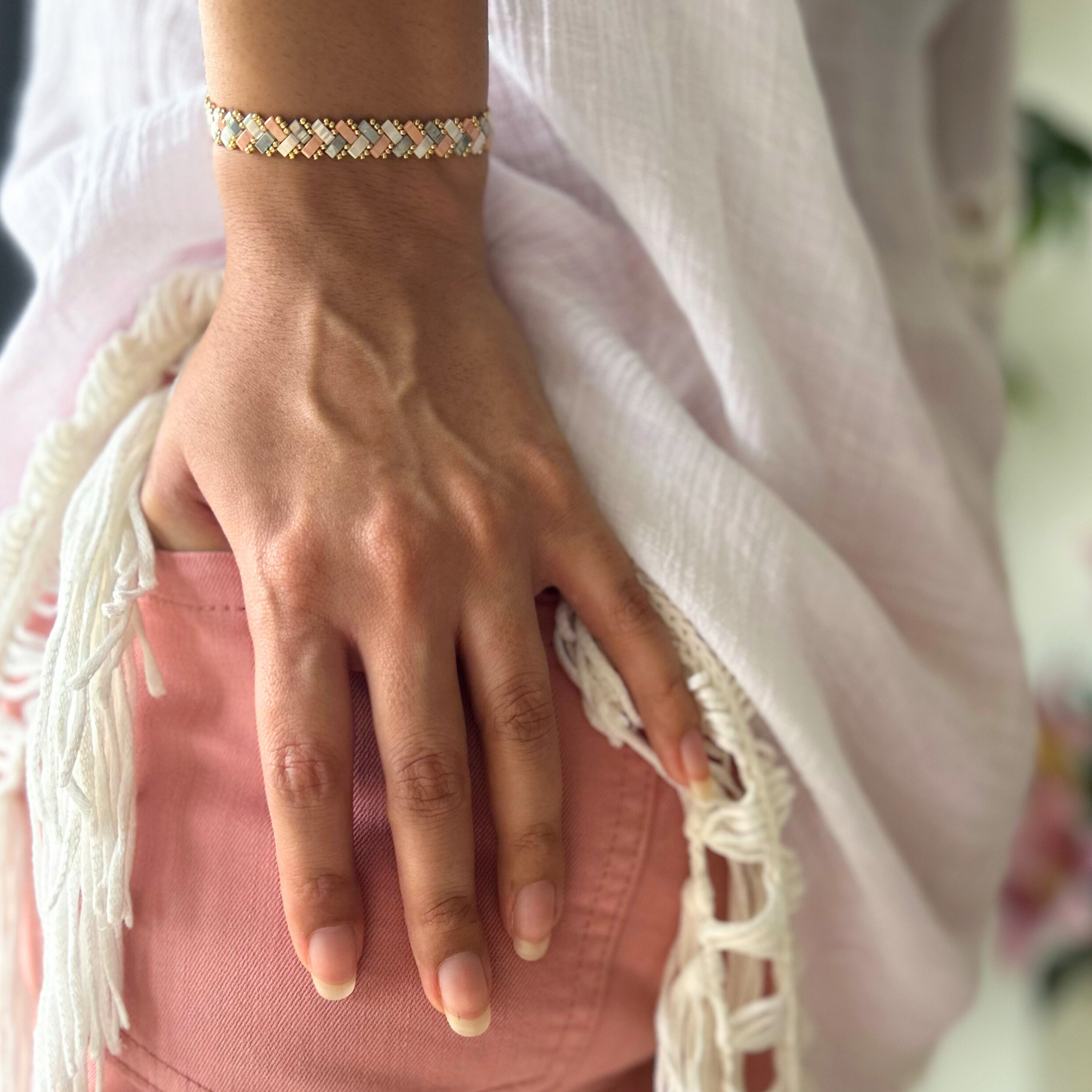 Kijivu Beaded Bracelet