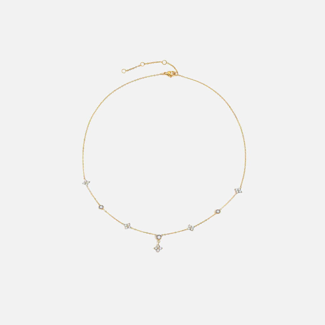 Clover Necklace Gold