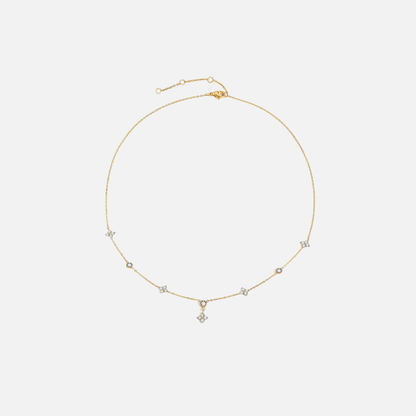Clover Necklace Gold