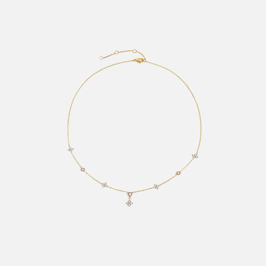 Clover Necklace Gold