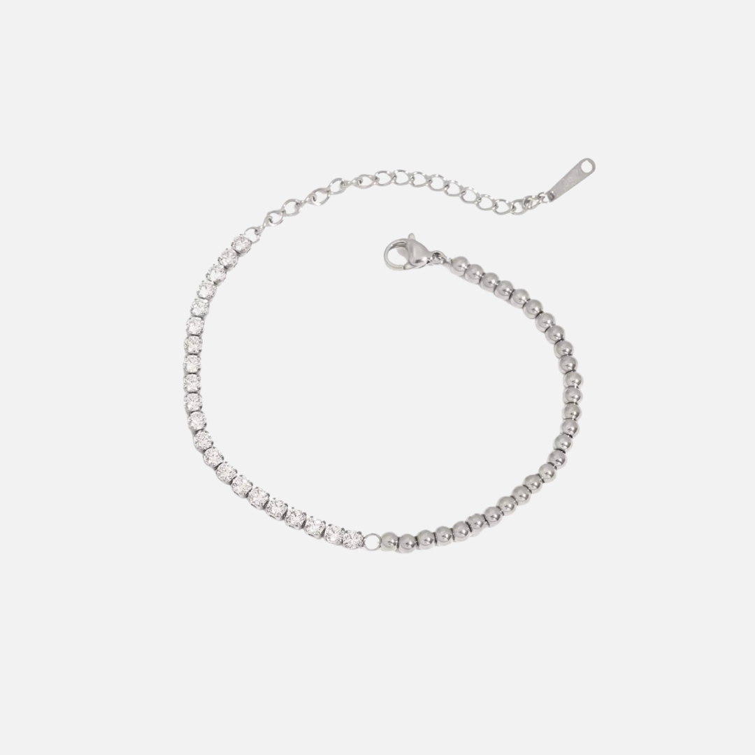 Tennis Ball Bracelet (Silver)