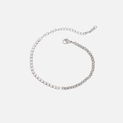 Tennis Ball Bracelet (Silver)
