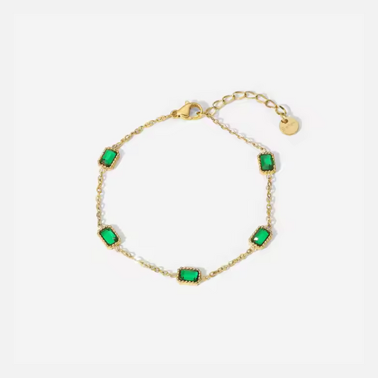 Green Crystal Bracelet