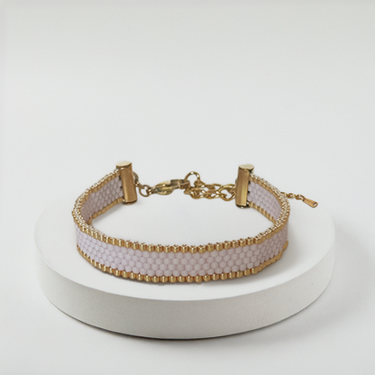 Beaded Bracelet Lilac Serengeti