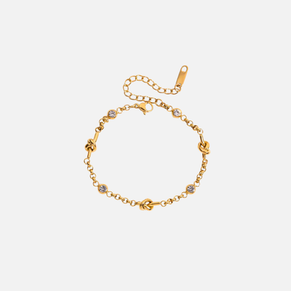 Crystal Knot Bracelet